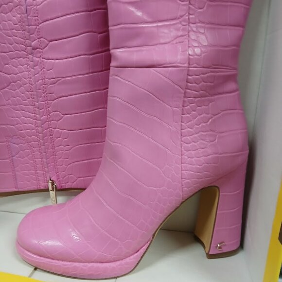 CIRCUS BY SAM EDELMAN Freda High Shaft Boot size 7.5 Stuninng PINK NEW - Picture 4 of 7